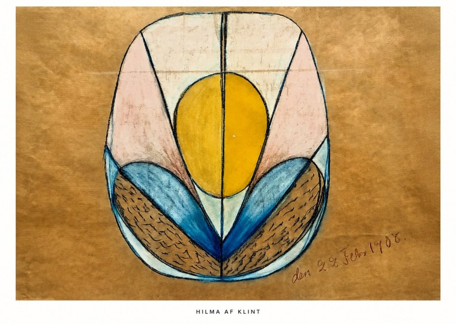 Hilma af Klint The Five - No Title No6 - Póster