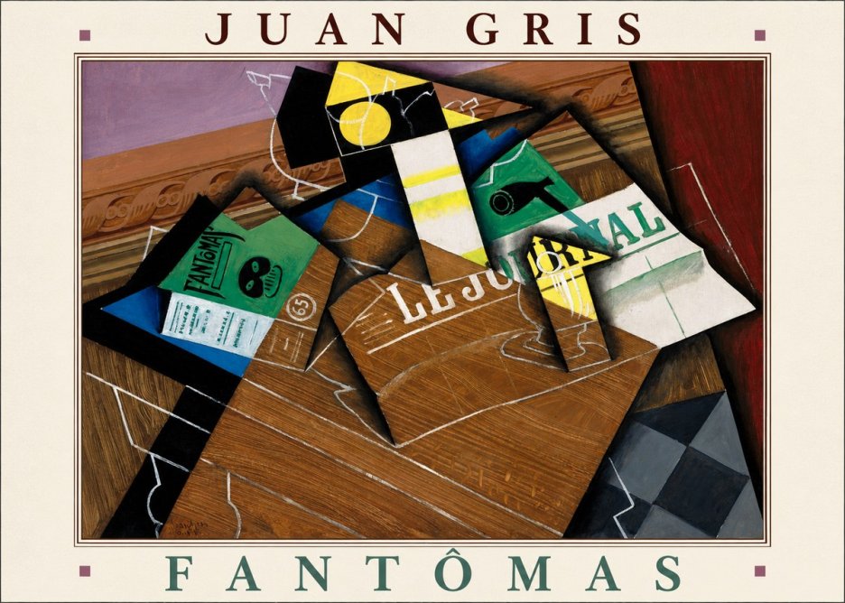 Juan Gris Fantômas I No4 - Póster