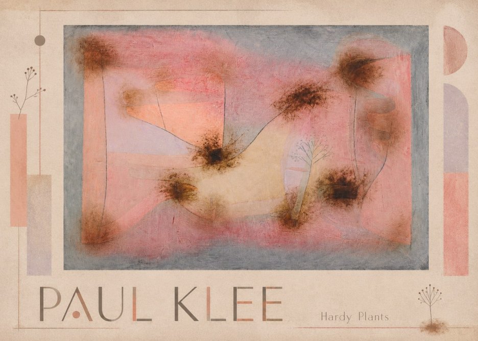 Paul Klee Hardy Plants I No1 - Póster