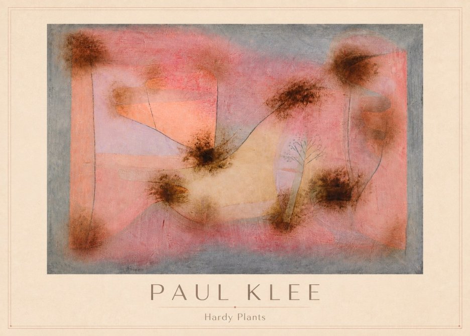 Paul Klee Hardy Plants I No3 - Póster