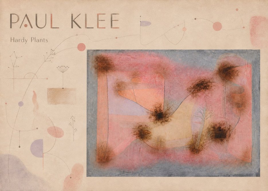 Paul Klee Hardy Plants I No4 - Póster