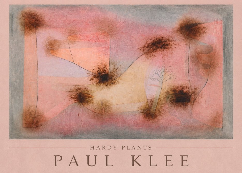 Paul Klee Hardy Plants I No5 - Póster