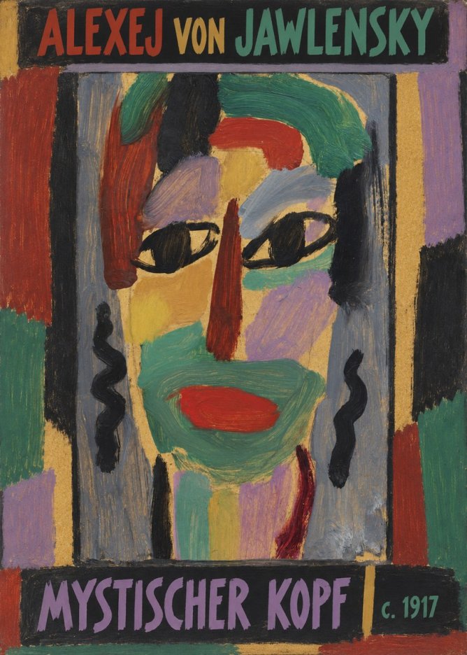 Alexej von Jawlensky Mystischer Kopf No1 - Póster