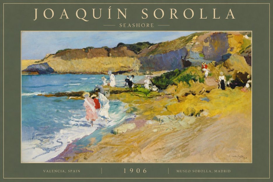 Sorolla Seashore No6 - Póster