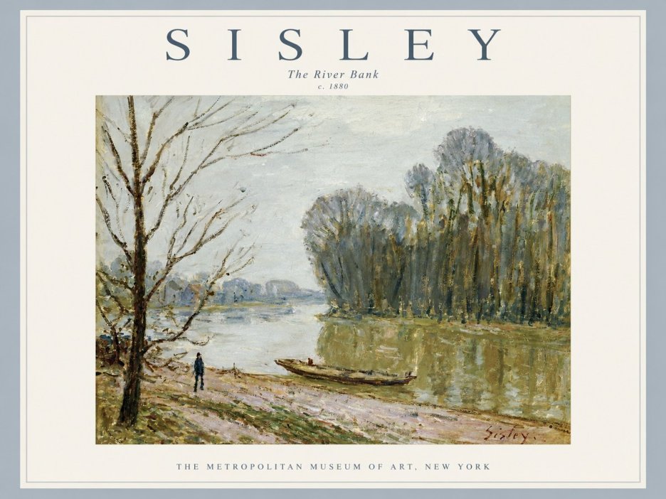 Sisley The River Bank II No2 - Póster