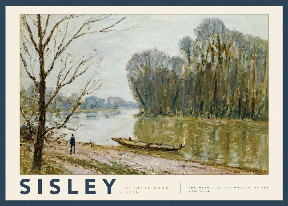 Sisley The River Bank II No3 - Póster