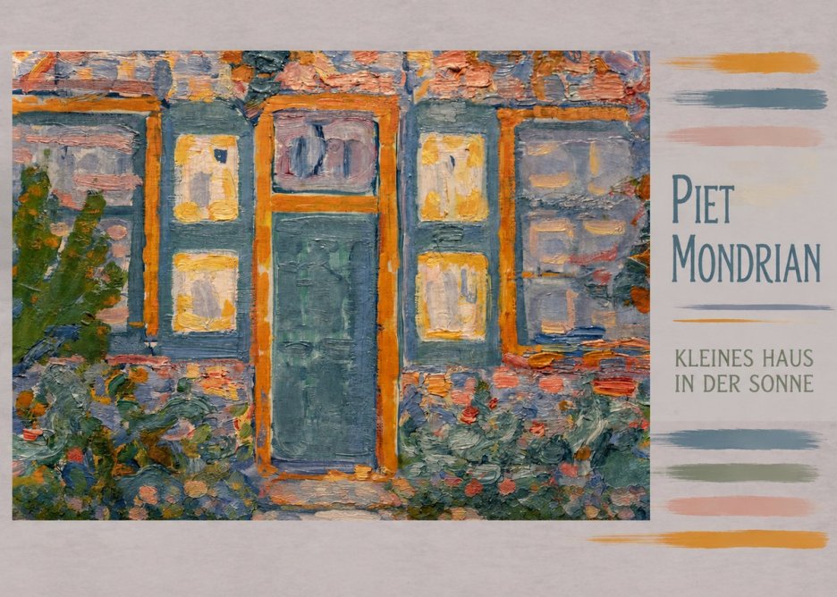 Piet Mondrian Kleines Haus in Der Sonne II No4 - Póster