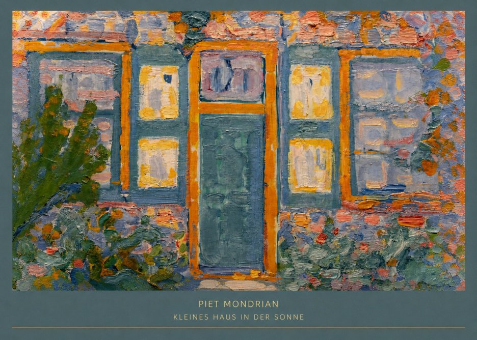 Piet Mondrian Kleines Haus in Der Sonne II No6 - Póster