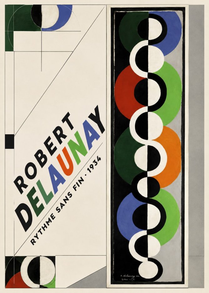Robert Delaunay Rythme Sans Fin I No3 - Póster
