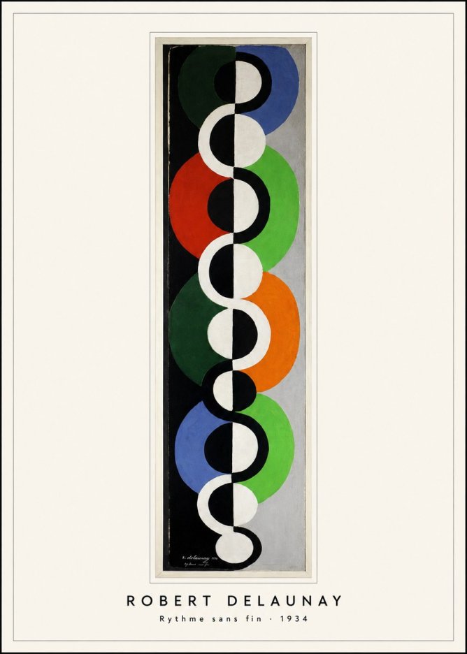 Robert Delaunay Rythme Sans Fin I No4 - Póster