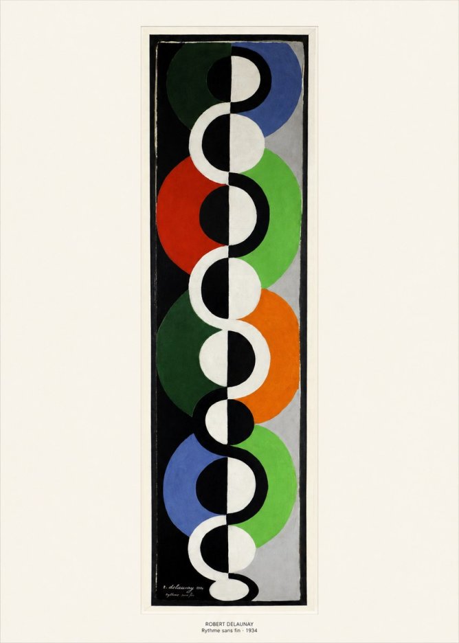 Robert Delaunay Rythme Sans Fin I No6 - Póster