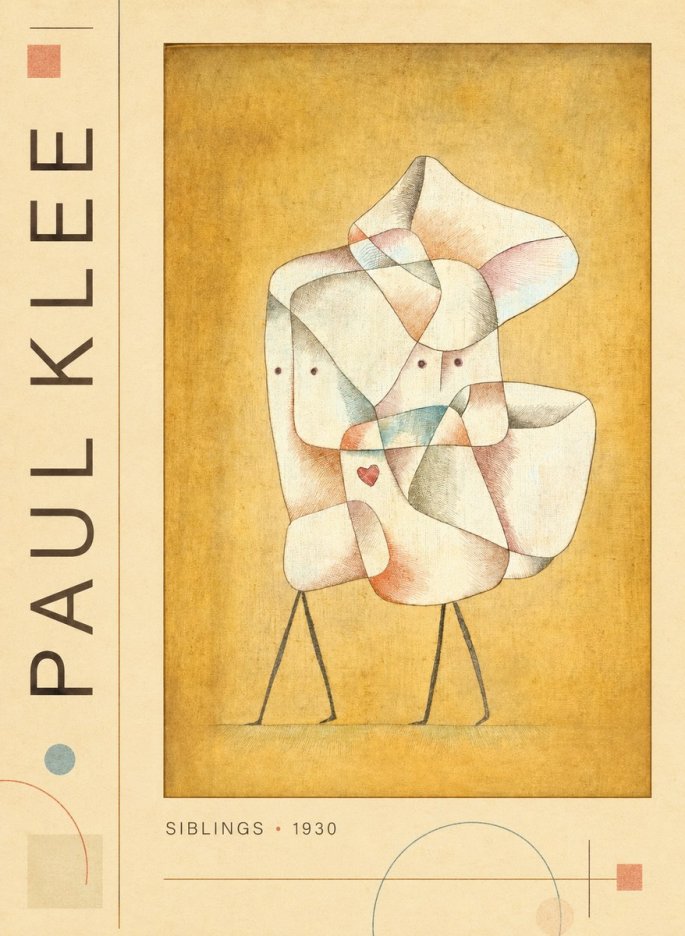 Paul Klee Siblings No2 - Póster