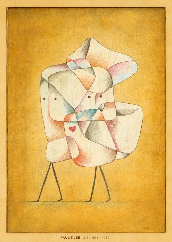 Paul Klee Siblings No5 - Póster