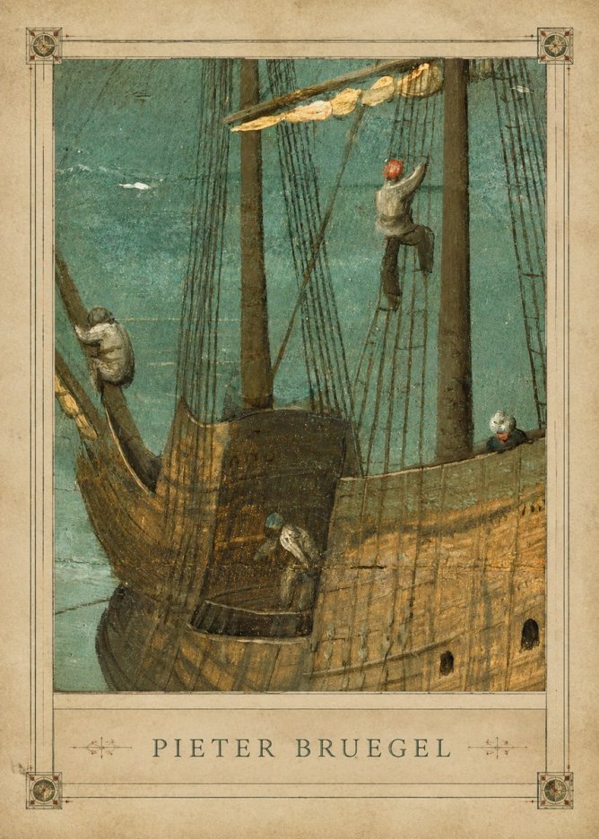 Pieter Bruegel The Ship No2 - Póster