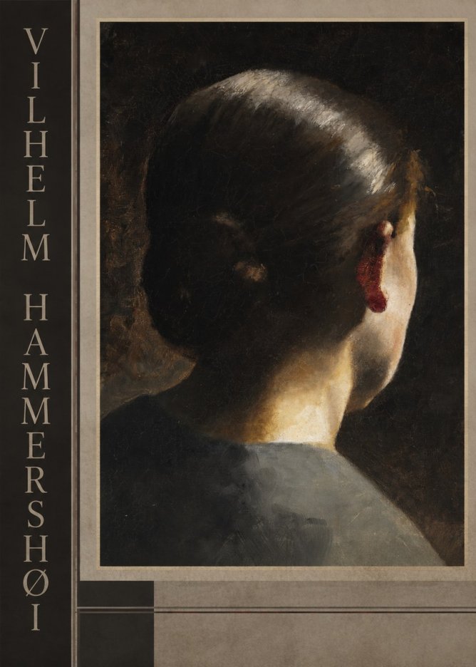 Vilhelm Hammershøi Woman from Behind No2 - Póster