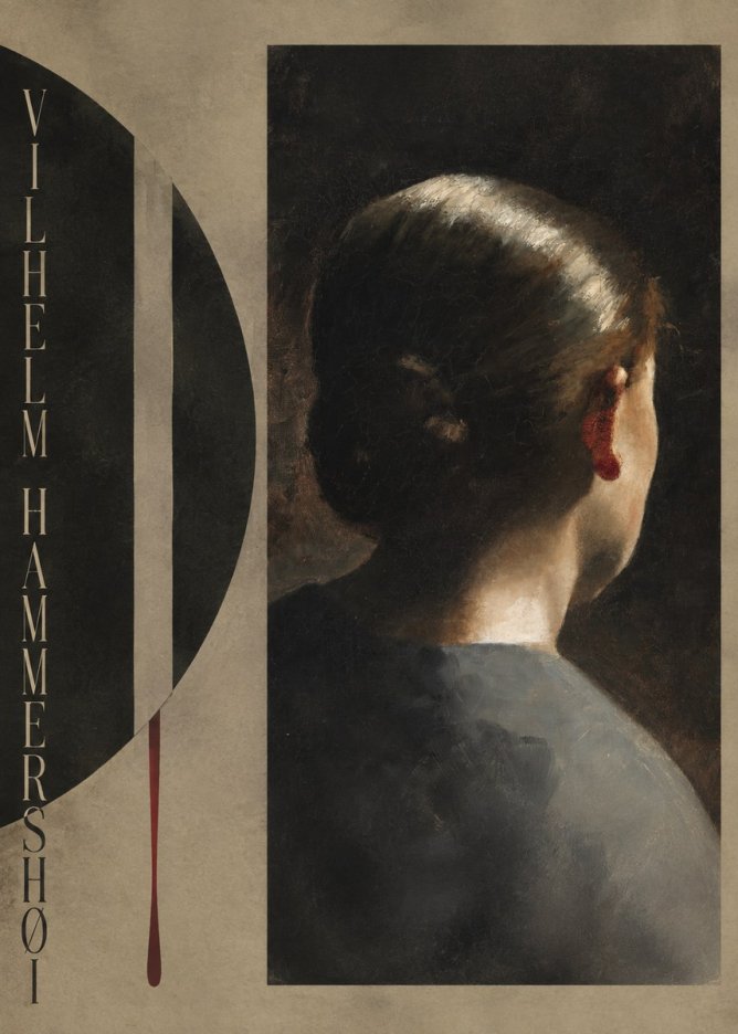 Vilhelm Hammershøi Woman from Behind No5 - Póster