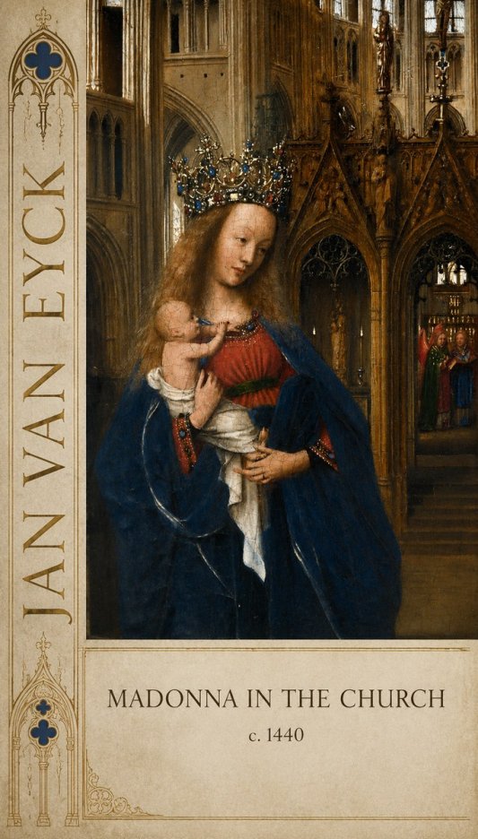 Jan van Eyck Madonna in the Church I No3 - Póster