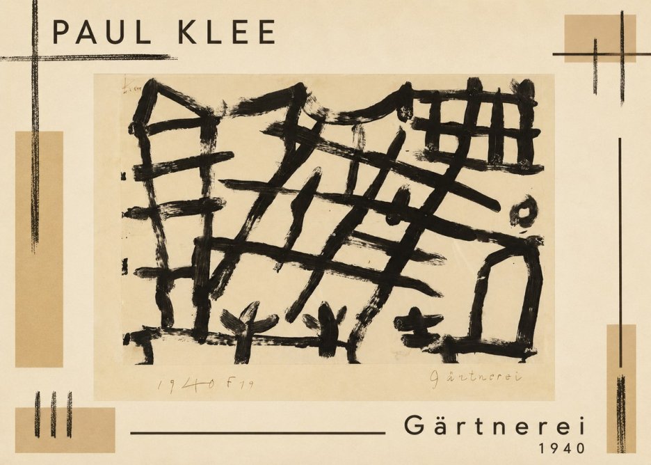 Paul Klee Gärtnerei No1 - Póster