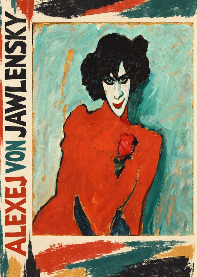 Alexej von Jawlensky Woman with Red Rose No2 - Póster
