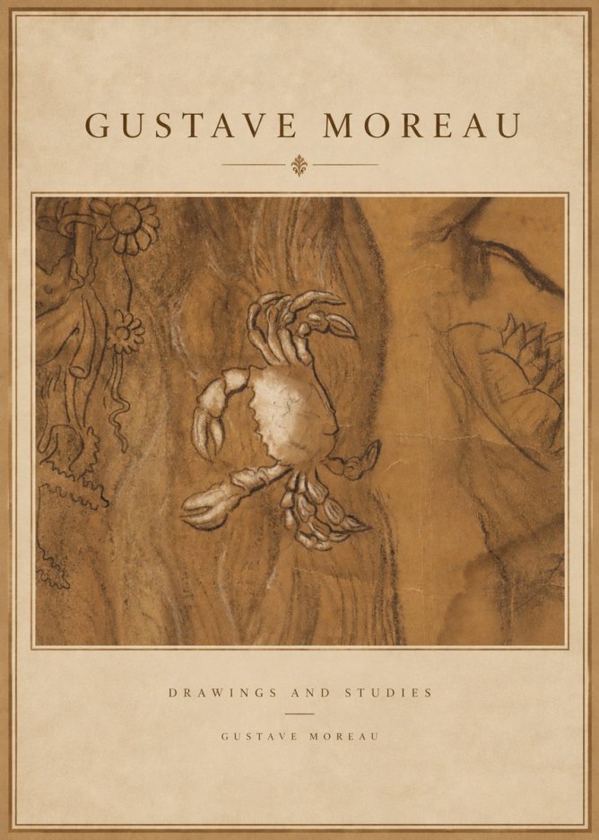 Gustave Moreau Crab Study No3 - Póster