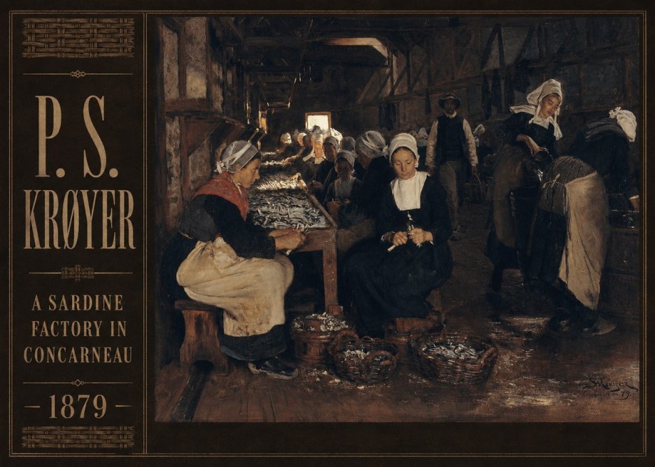 P.S. Krøyer A Sardine Factory in Concarneau No2 - Póster