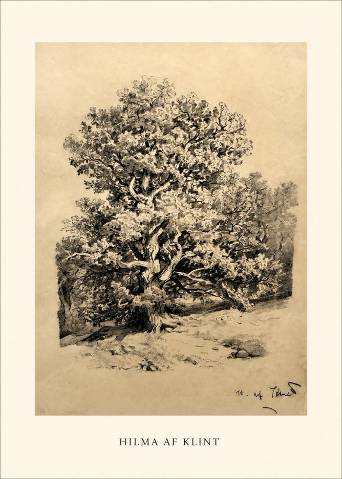 Hilma af Klint Large Tree Landscape No1 - Póster