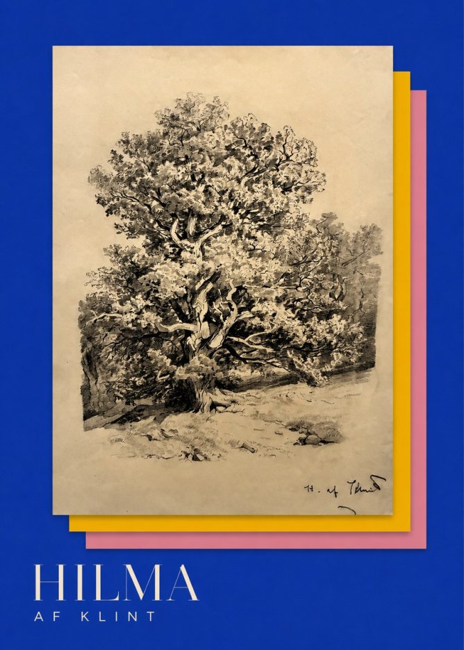 Hilma af Klint Large Tree Landscape No3 - Póster