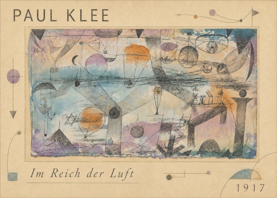 Paul Klee Im Reich Der Luft No1 - Póster