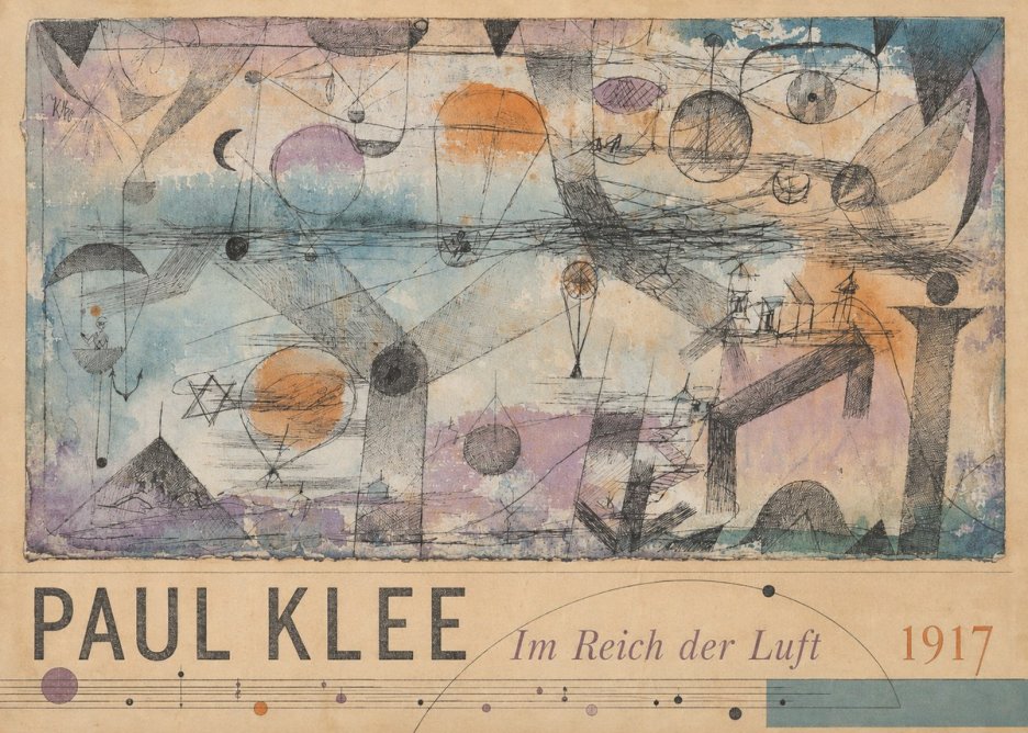 Paul Klee Im Reich Der Luft No4 - Póster