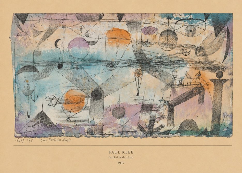 Paul Klee Im Reich Der Luft No5 - Póster