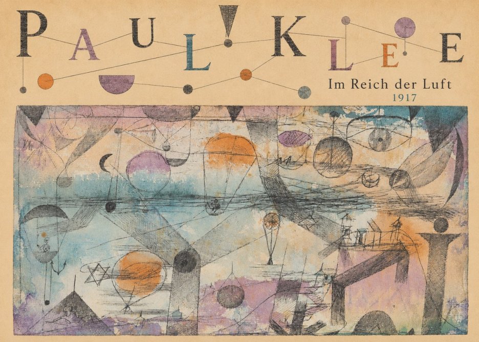 Paul Klee Im Reich Der Luft No6 - Póster