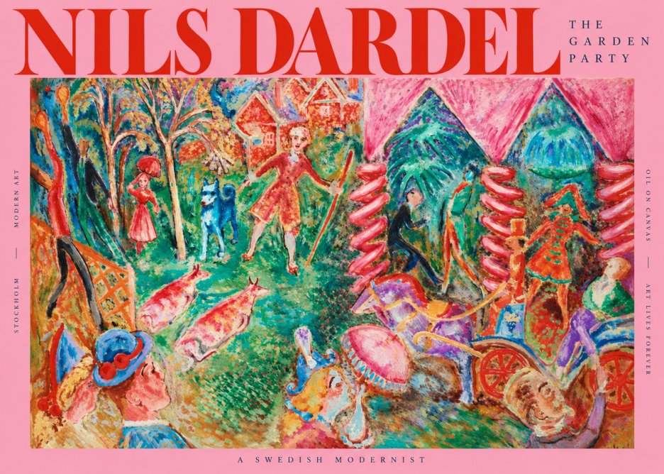 Nils Dardel The Garden Party No2 - Póster