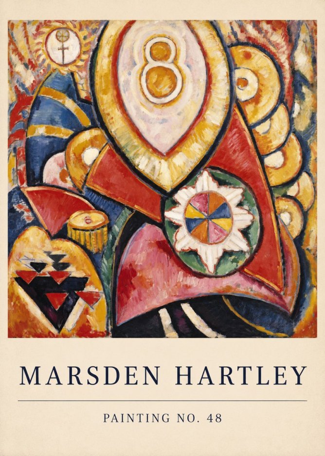 Marsden Hartley Painting No. 48 No6 - Póster