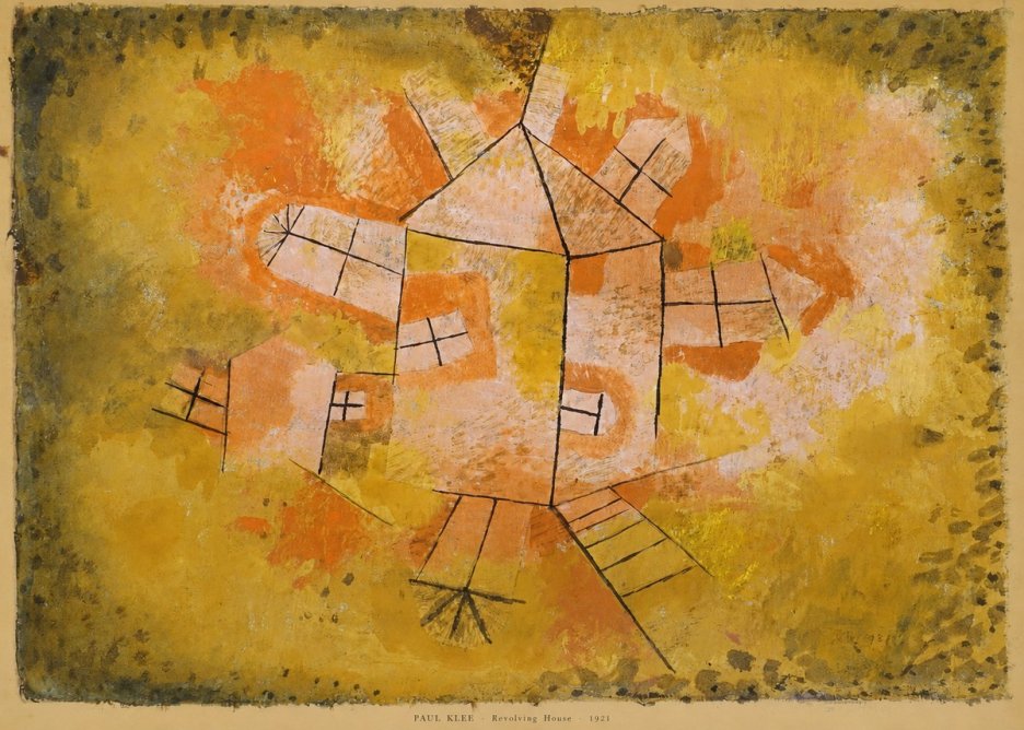 Paul Klee Revolving House No6 - Póster