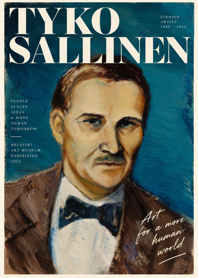 Tyko Sallinen Portrait of a Man I No5 - Póster