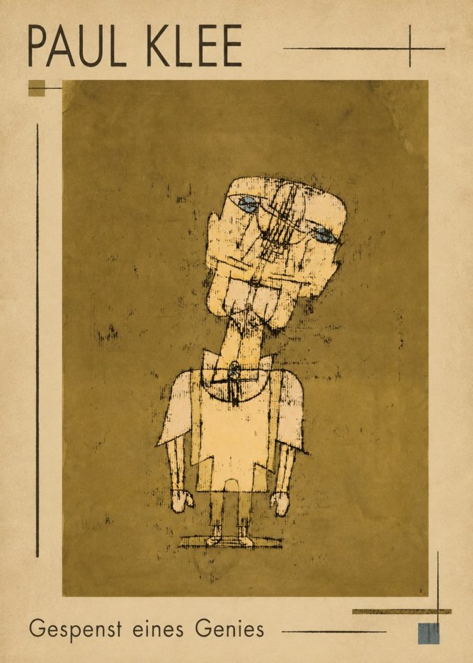 Paul Klee Gespenst Eines Genies No1 - Póster