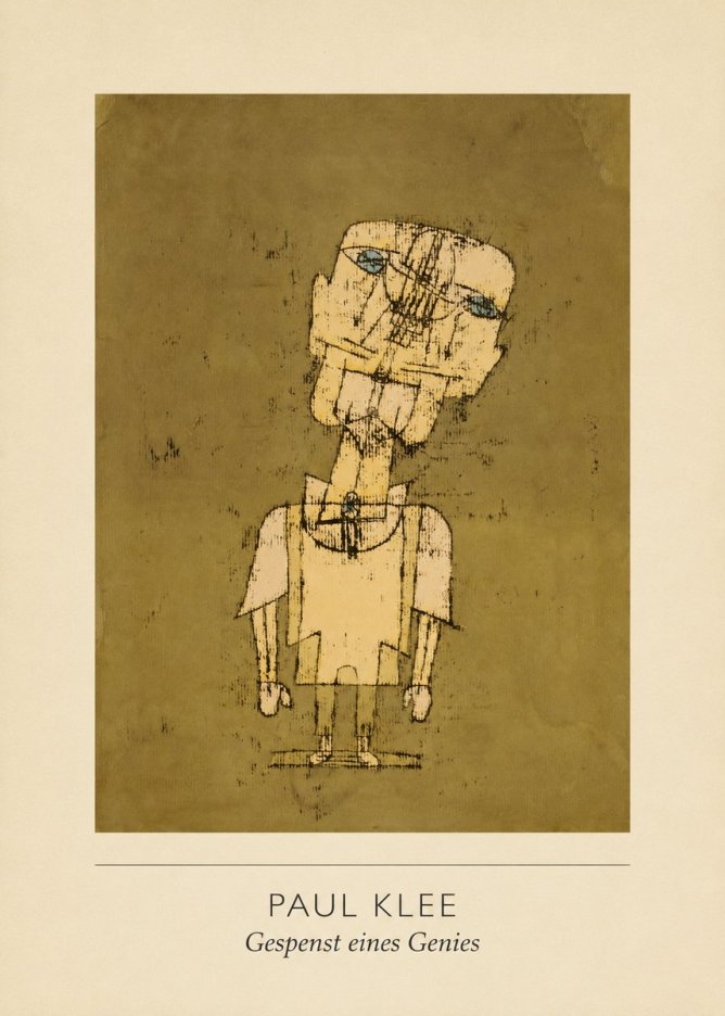 Paul Klee Gespenst Eines Genies No4 - Póster