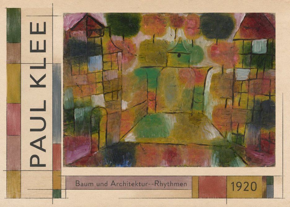Paul Klee Baum Und Architektur--rhythmen No2 - Póster
