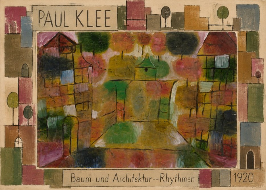 Paul Klee Baum Und Architektur--rhythmen No4 - Póster