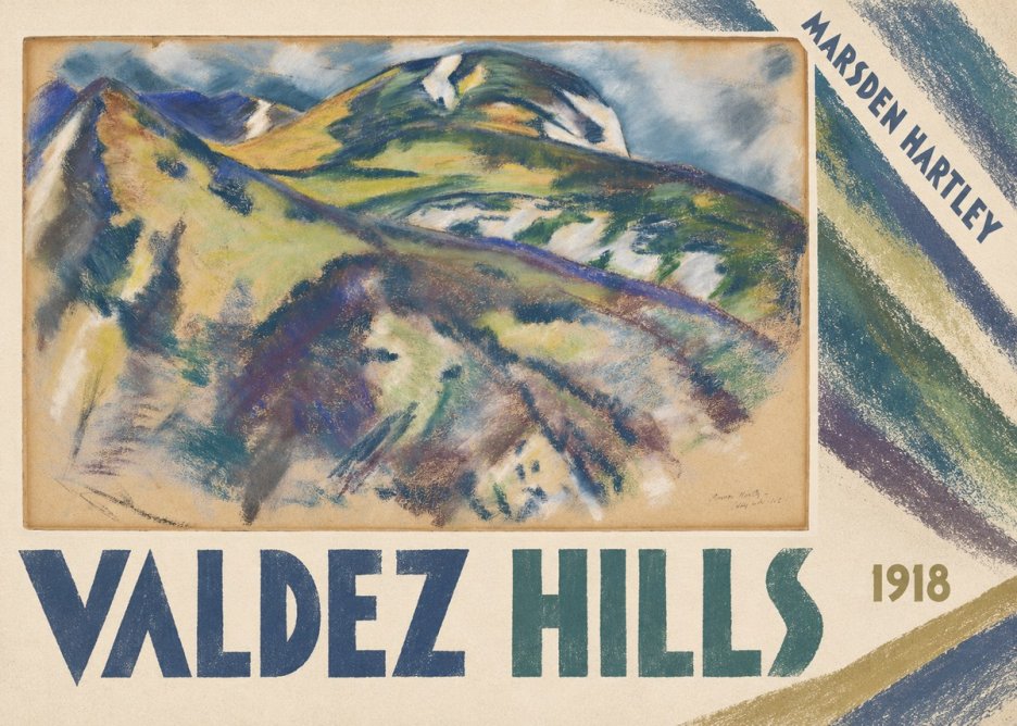 Marsden Hartley Valdez Hills No4 - Póster