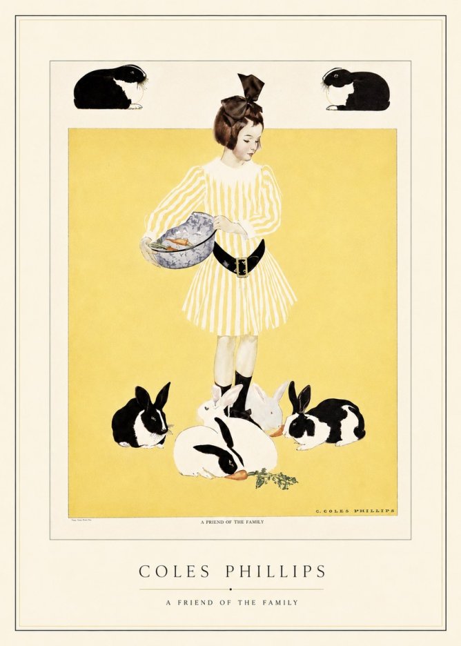 Coles Phillips A Friend of the Family No4 - Póster