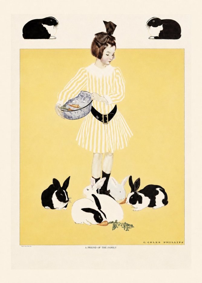 Coles Phillips A Friend of the Family No5 - Póster