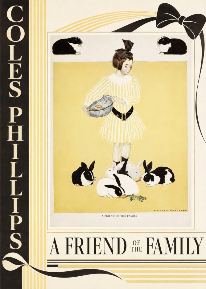 Coles Phillips A Friend of the Family No6 - Póster