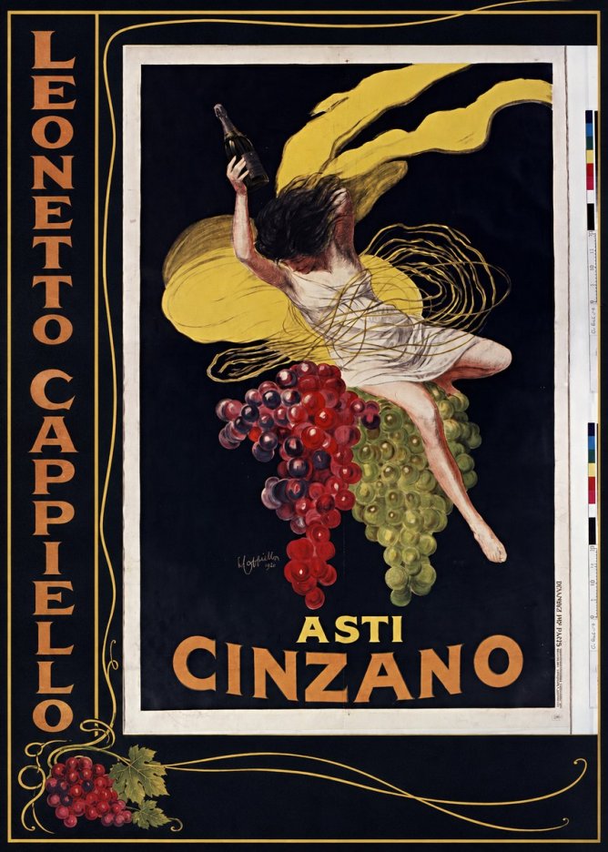 Leonetto Cappiello Asti Cinzano I No2 - Póster