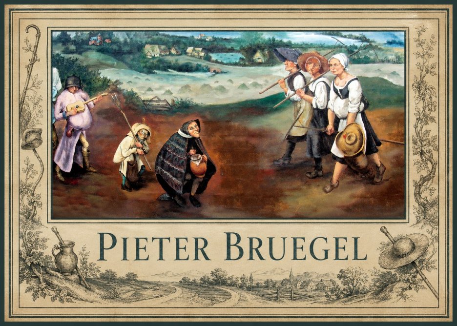 Pieter Bruegel Flemish Peasant Scene No2 - Póster