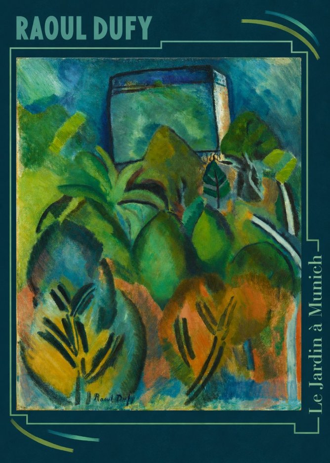 Raoul Dufy Le Jardin À Munich No6 - Póster