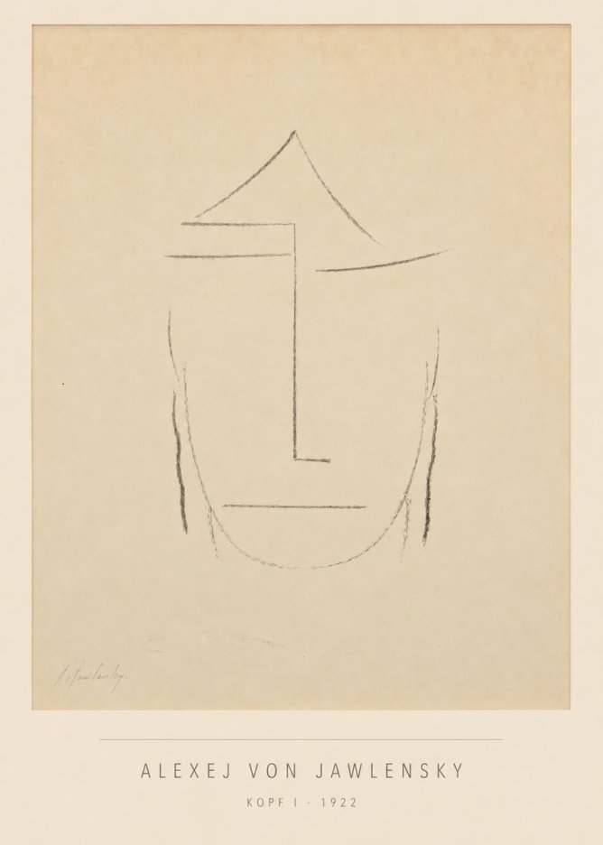 Alexej von Jawlensky Kopf I No5 - Póster