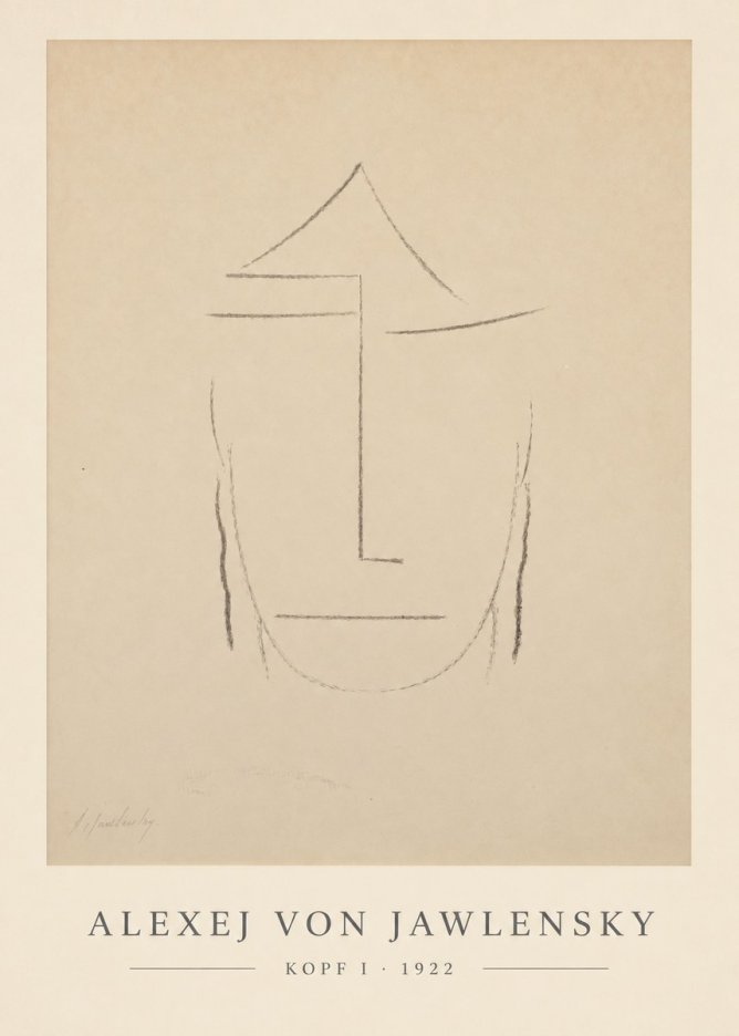 Alexej von Jawlensky Kopf I No6 - Póster
