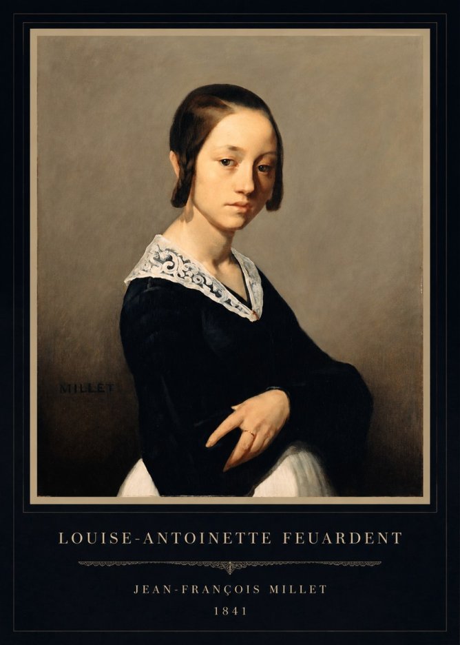 Jean-François Millet Louise-antoinette Feuardent No4 - Póster