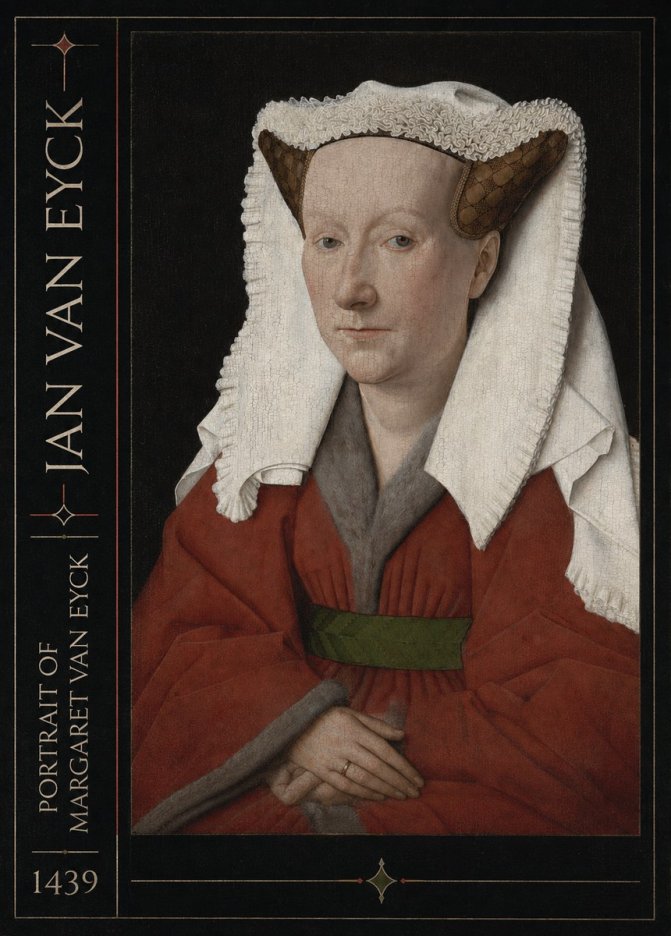 Jan van Eyck Portrait of Margaret Van Eyck I No2 - Póster